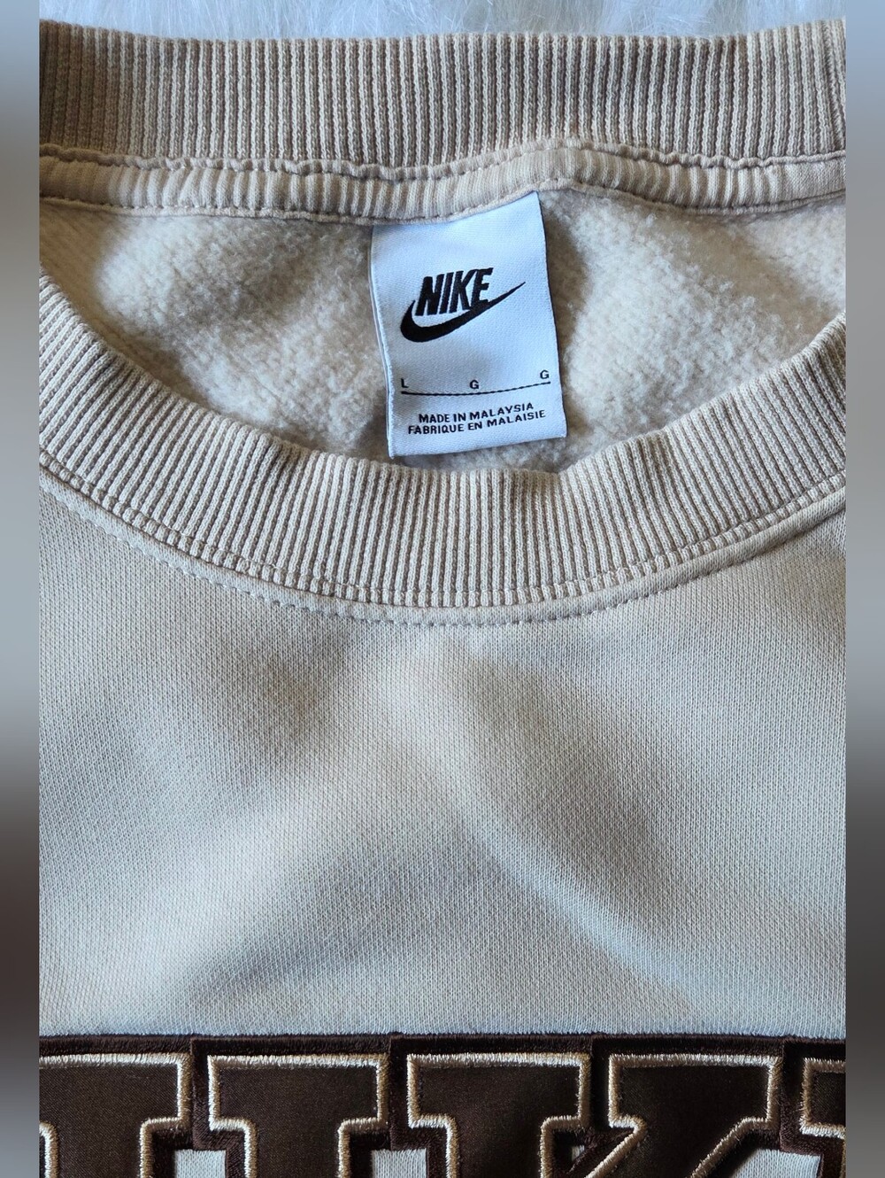 Nike Retro Fleece Oversized Crewneck Sweatshirt - Picture 5 of 7